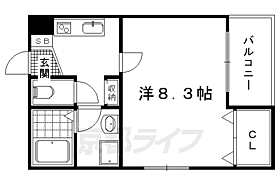 京都府京都市北区紫野東野町（賃貸マンション1K・3階・28.67㎡） その2