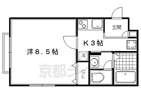 リビエール高野 101 ｜ 京都府京都市左京区高野玉岡町（賃貸アパート1K・1階・26.29㎡） その2