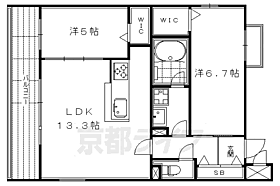 京都府京都市中京区新町通夷川下る二条新町（賃貸マンション2LDK・3階・56.85㎡） その2