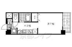 京都府京都市上京区今出川通黒門東入元伊佐町（賃貸マンション1K・8階・22.62㎡） その2