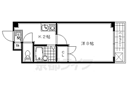 京福電気鉄道北野線 北野白梅町駅 徒歩15分