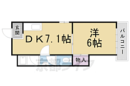 間取図画像 1DK