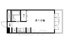 デミ洛北 1Kの間取図画像