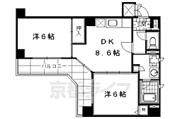 京都市営烏丸線 烏丸御池駅 徒歩8分 2階/-