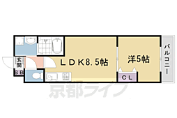 JR山陰本線 二条駅 徒歩8分 4階/-