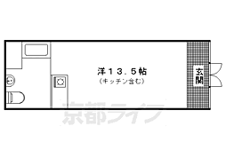 CasadeArte ワンルームの間取図画像