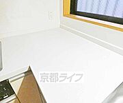 調理スペースも広々としています。