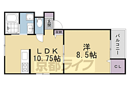 JR片町線(学研都市線) 藤阪駅 徒歩10分 2階/-