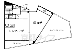 グランコスモ出町柳II 4階