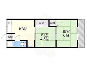 大阪府吹田市樫切山18番4号（賃貸マンション2K・5階・32.00㎡） その2