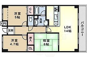 ヴィオラ千里  ｜ 大阪府吹田市佐井寺南が丘15番8号（賃貸マンション3LDK・2階・66.74㎡） その2