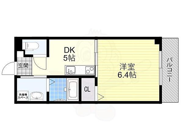 大阪府吹田市内本町１丁目(賃貸マンション1DK・4階・27.81㎡)の写真 その2