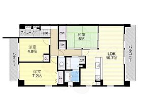 大阪府吹田市古江台３丁目（賃貸マンション3LDK・8階・78.80㎡） その2