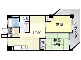 大阪府摂津市別府２丁目27番42号（賃貸マンション2LDK・4階・50.00㎡） その2