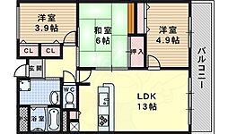 間取図画像 3LDK