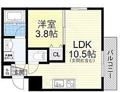 間取図画像 1LDK