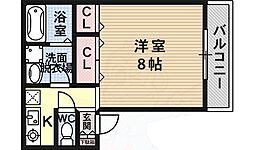 ダイトウハイツ ワンルームの間取図画像