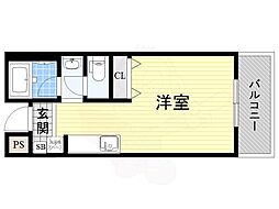 グランドメゾン2 ワンルームの間取図画像