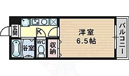 ソフィアコート千里 1Kの間取図画像