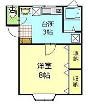 グリーンパーク千秋Ａ 205 ｜ 秋田県秋田市千秋中島町（賃貸アパート1K・2階・30.10㎡） その2