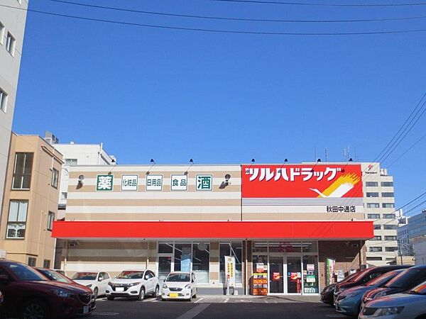 画像21:ツルハドラッグ秋田中通店(550m)
