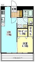 ニューポートビル 503 ｜ 秋田県秋田市土崎港中央5丁目（賃貸マンション1LDK・5階・41.00㎡） その2