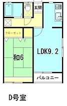 ライフキャップ101 D ｜ 秋田県秋田市新屋日吉町（賃貸アパート1LDK・2階・37.26㎡） その2