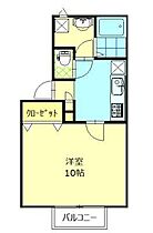 サンパティーク・F 203 ｜ 秋田県秋田市濁川字堀尾田（賃貸アパート1K・2階・32.29㎡） その2