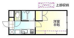 モア・メゾン高陽 1Kの間取図画像