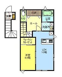 フルハウス3 1LDKの間取図画像
