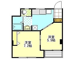 ジョイシード大町 2Kの間取図画像