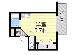 大阪府茨木市双葉町（賃貸マンション1R・4階・19.22㎡） その2