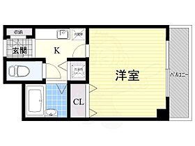 メゾン・ド・ヴィレ　茨木 504 ｜ 大阪府茨木市元町（賃貸マンション1K・5階・26.00㎡） その2