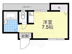 ネオセレス三番館  ｜ 大阪府吹田市岸部南１丁目（賃貸マンション1R・4階・19.80㎡） その2