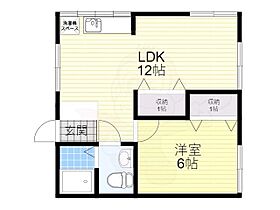 カシェット茨木  ｜ 大阪府茨木市春日１丁目（賃貸アパート1LDK・1階・40.97㎡） その2