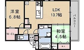 パインコート  ｜ 大阪府茨木市畑田町8番5号（賃貸アパート2LDK・3階・60.61㎡） その2