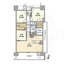 ジオ彩都いろどりの丘Ａ棟  ｜ 大阪府箕面市彩都粟生南４丁目（賃貸マンション3LDK・7階・87.76㎡） その2