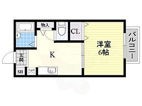 大阪府箕面市粟生間谷東５丁目（賃貸アパート1K・1階・24.71㎡） その2