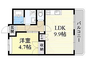 グランドール・ヴィラ  ｜ 大阪府吹田市原町３丁目12番7号（賃貸マンション1LDK・3階・41.01㎡） その2