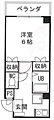 プチハイツ山手町4階4.0万円