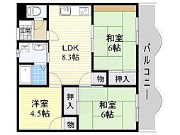 ハイツ香花園 3階