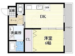 堂島ハイツ 1階