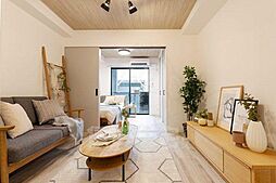 大阪モノレール本線 摂津駅 徒歩14分の賃貸アパート 1階1LDKのリビング/ダイニング