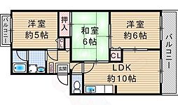 チェリーアベニュー南茨木B 3階