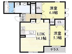 物件の間取り