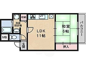 グランフェルティ  ｜ 大阪府大阪市東淀川区豊里７丁目（賃貸マンション1LDK・3階・35.00㎡） その2