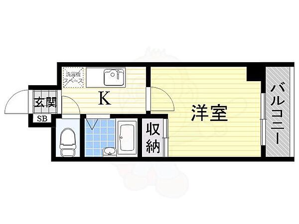 グリーンヒルズ ｜大阪府大阪市東淀川区淡路２丁目(賃貸マンション1K・3階・24.00㎡)の写真 その2