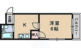 メゾンエトワール  ｜ 大阪府大阪市東淀川区大桐１丁目（賃貸マンション1K・4階・21.12㎡） その2