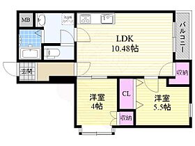 ウィステリア北野  ｜ 大阪府大阪市東淀川区豊新４丁目（賃貸マンション2LDK・3階・48.08㎡） その2