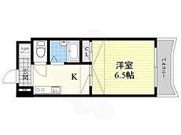 ファイブツー 1SDKの間取図画像